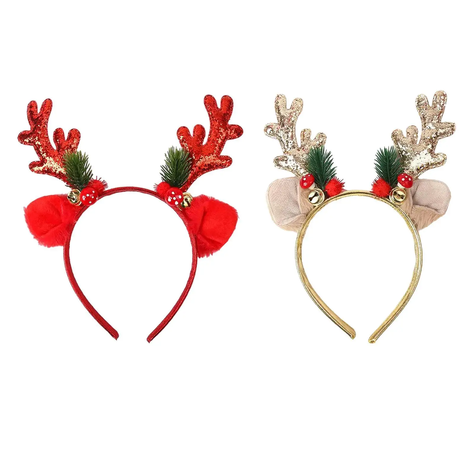 Weihnachten Elch Geweih Stirnband Kopfschmuck für Prop Dress up Party Supplies