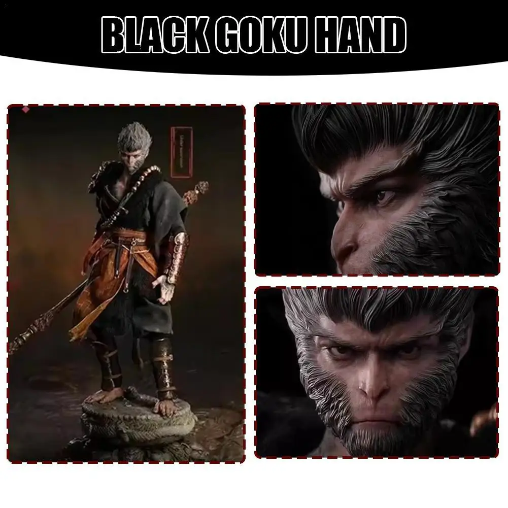 Black Myth Wukong Action Figure Artisan Anime 3D Stereoscopic Wukong Anime Figure Personality Gaming Decoration Model 32CM