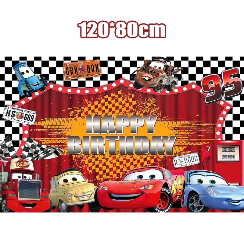 Disney Cars Balony Urodzinowe Nowe Kreskówki Zygzak Mcqueen Serwetki Papierowe Talerze Kubki Dekoracje Baby Shower Kids