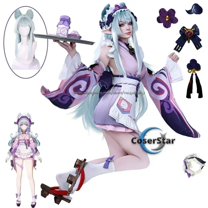 Game GenshinImpact Mizuki Yumemizuki Cosplay Costume Yumemizuki Mizuki Cosplay Dress Anime Carnival Comic Animation Party Cloth