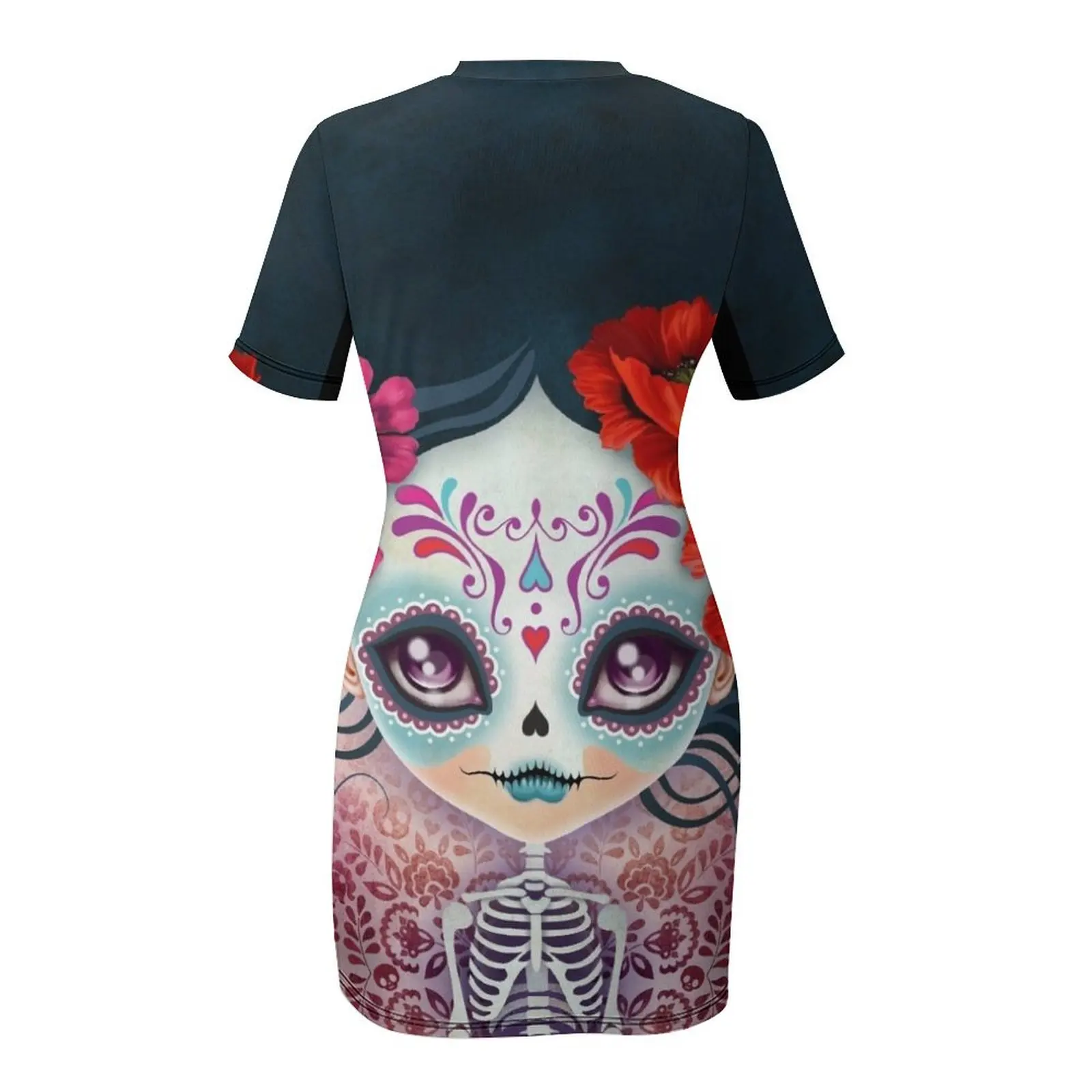 Amelia Caldia Vestido curto para mulheres, Vestidos de noite, Sugar Skull Clothes