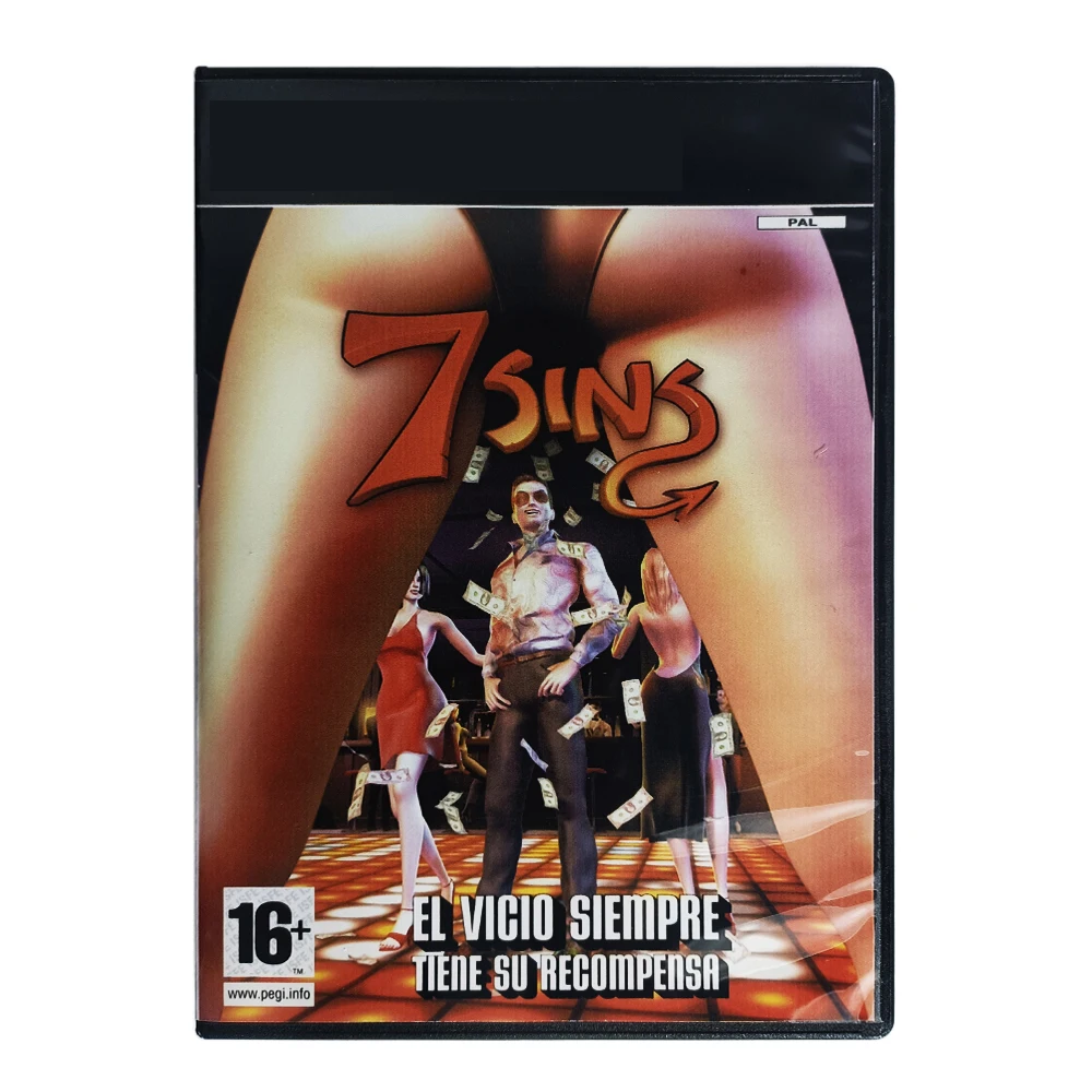 

PS2 7Sins With Manual Copy Disc Game Unlock Console Station 2 Retro Optical Driver Retro Video Game Machine Parts