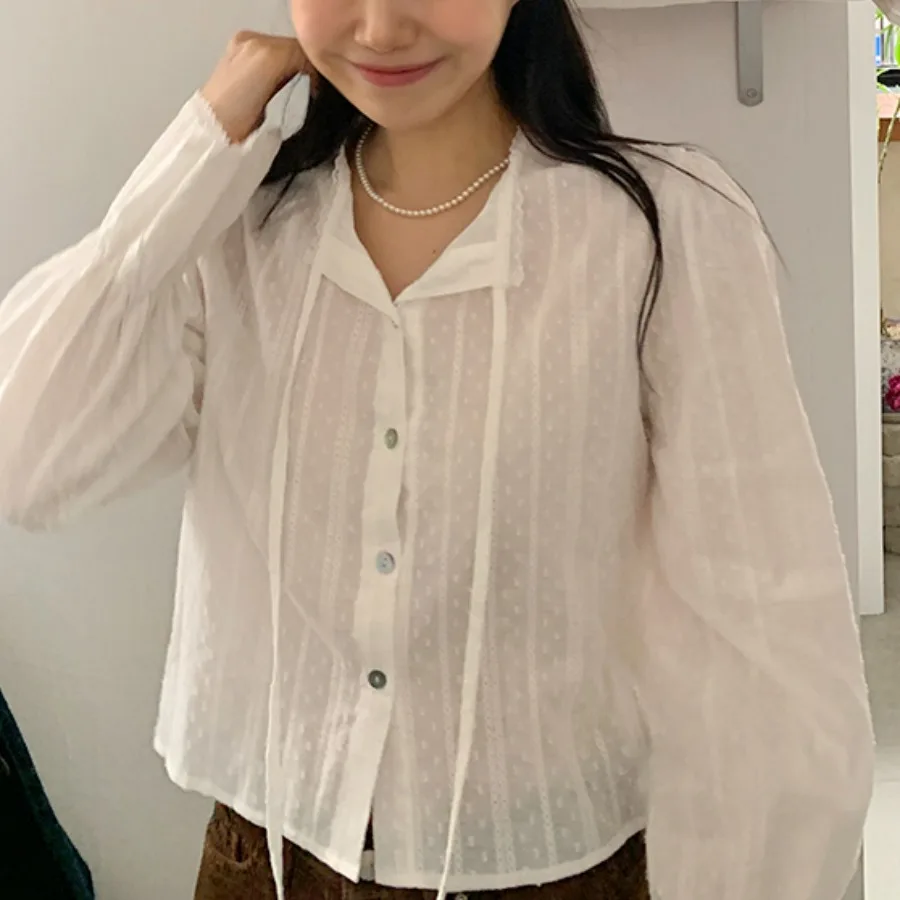 Sweet Chic bestickte Glocke Sve Lace irt Damen Faionable Vintage Design Sense Autumn Age Reduction Small ence