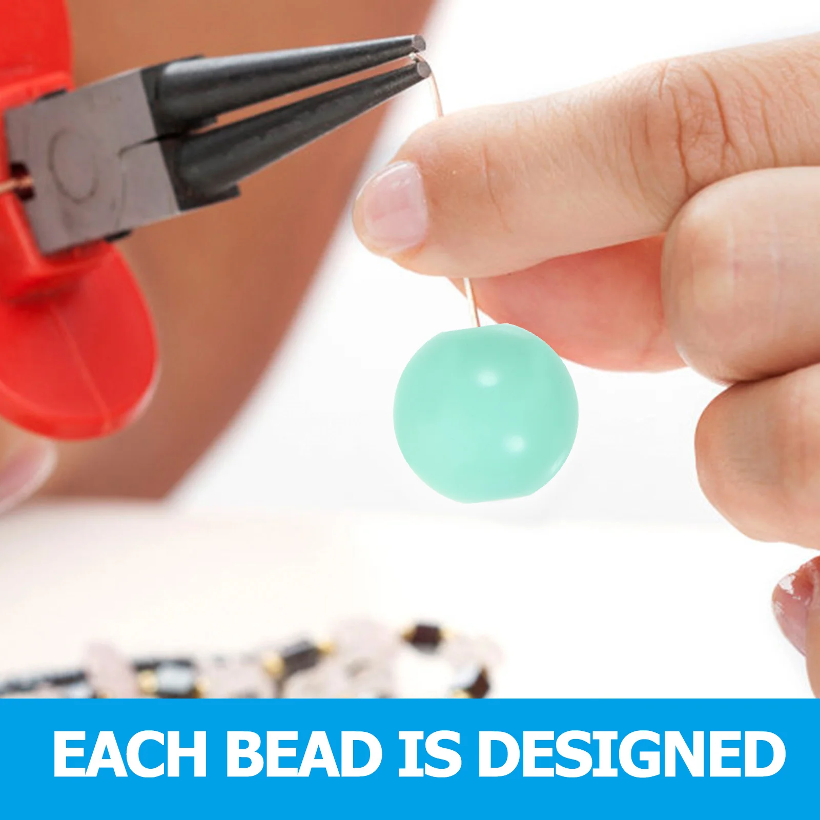 

Box Decorative Acrylic Beads DIY Multi-Function Crafts Lightweight Jewelry Supplies Colorful Heart Star Spacer