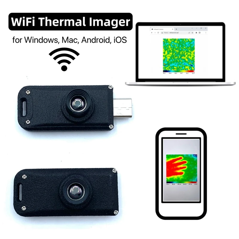 Mini WIFI Thermal Imager 32X32 Pixel Thermopile Infrared Array Temperature Measurement Module