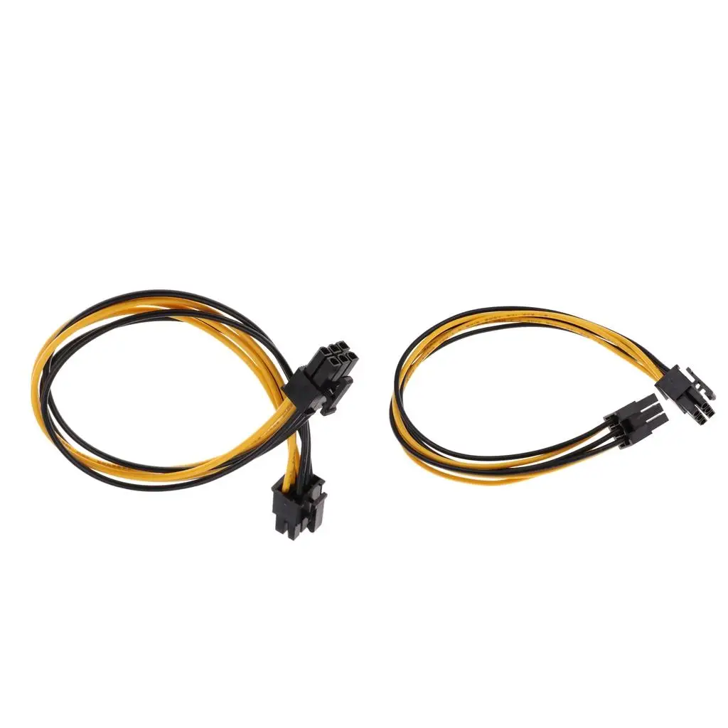 PCI Express Power Cable 6 Pin Extension Cord for PC Video Card Riser and Stable GPU Power