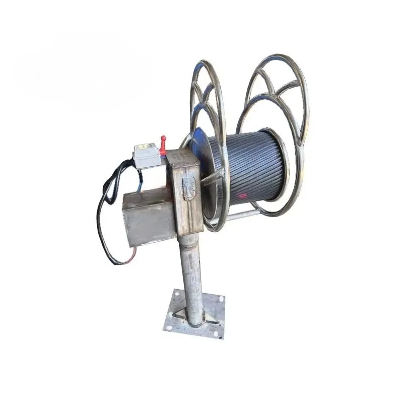 Aluminum Alloy Frame Electric & Hydraulic Dual Purpose Fishing Net Retracting Winch 12/24/48V