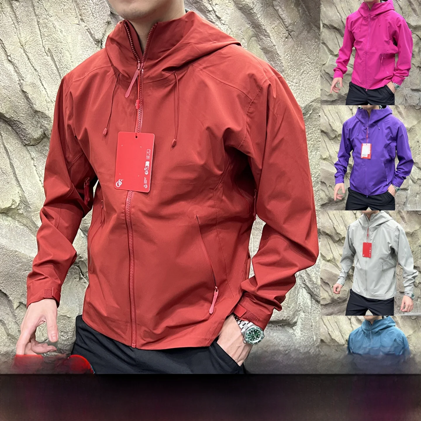 

BT Series Outdoor Hardell Jaet Full Taped Waterproof Durable Youth Faion Polyester Fiber Spring Summer Windproof