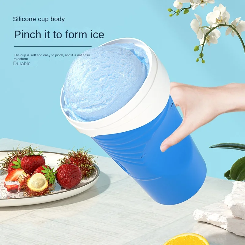 Neue magische Prise Tasse nach Hause trinken hausgemachte Slush und Shake Maker Silikon schnelles Eis machen Kühl becher