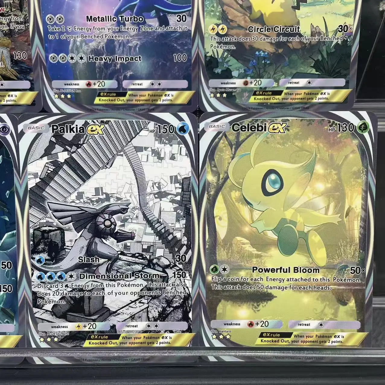 8 шт./компл. DIY самодельные аниме английская версия PTCG TCG игровая коллекционная карта Arceus Pikachu Mew Mewtwo Celebi коллекционная карта подарок