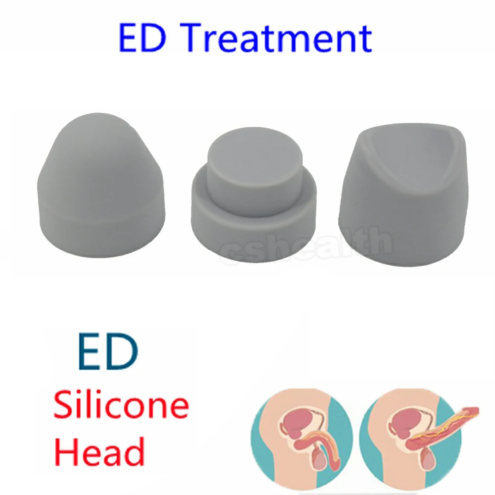 

New Shockwave Therapy Machine Accessories ED Silicone Massage Head Erectile Dysfunction Treatment Shock Wave Handle Accessories