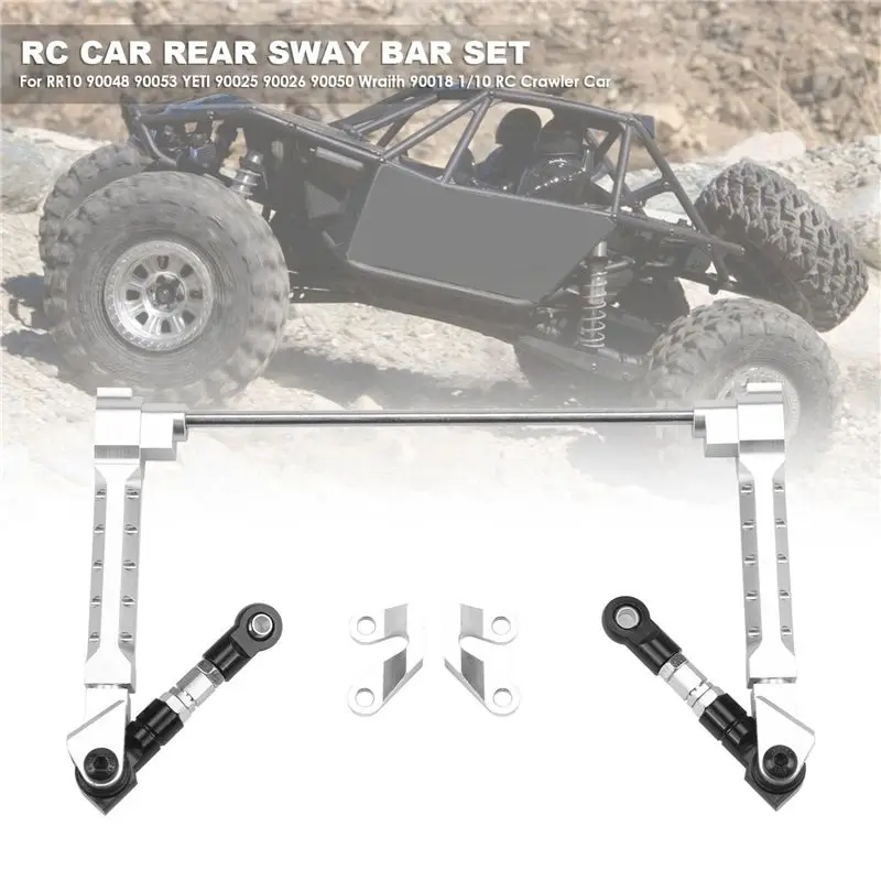 Barra estabilizadora de haste anti-inclinação de metal x18a para axial rr10 90048 90053 yeti 90025 90026 90050 wraith 90018 1/10 rc crawler carro