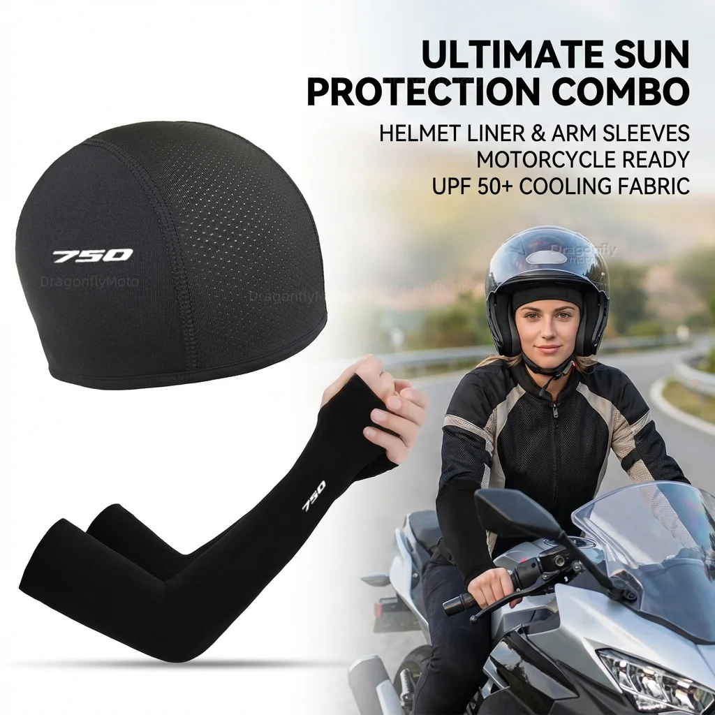 

For Honda X-ADV 750 XADV750 Forza 750 Forza750 Motorcycle Summer Sun Protection Cap Cycling Cap Sports Arm Cover Protection