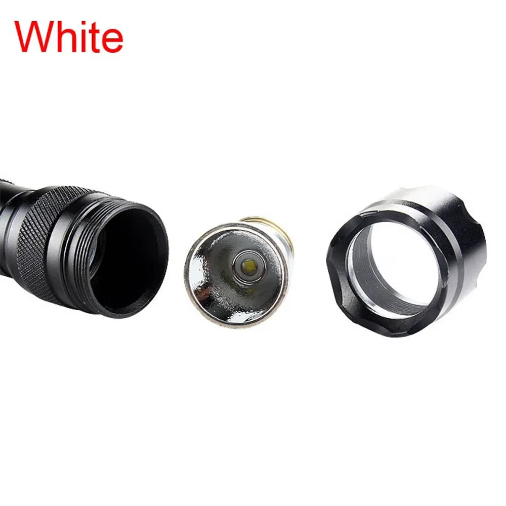 LED 3000LM Tactical Flashlight Aluminium LED Flashlight Waterproof Torch Flashlight LED Lamp 18650 Battery for Hunting Camping