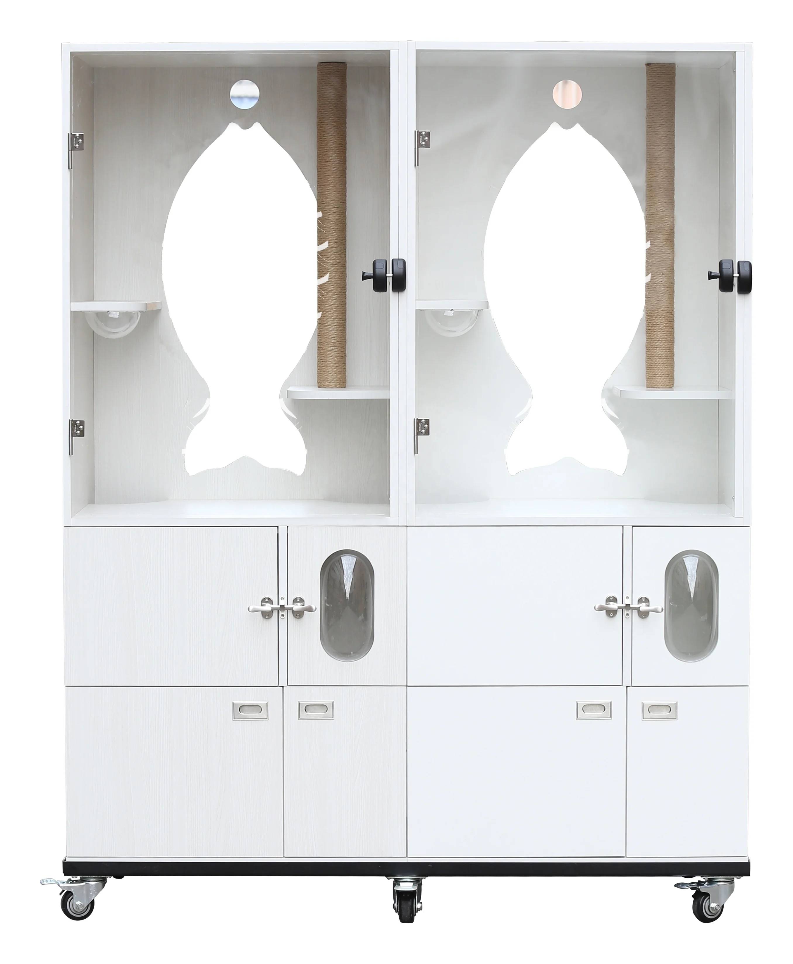 

Aeolus обновленный высококачественный многослойный роскошный кошачий домик из цельного дерева деревянная клетка для кошек домашний домик для домашних животных вилла для мелких животных