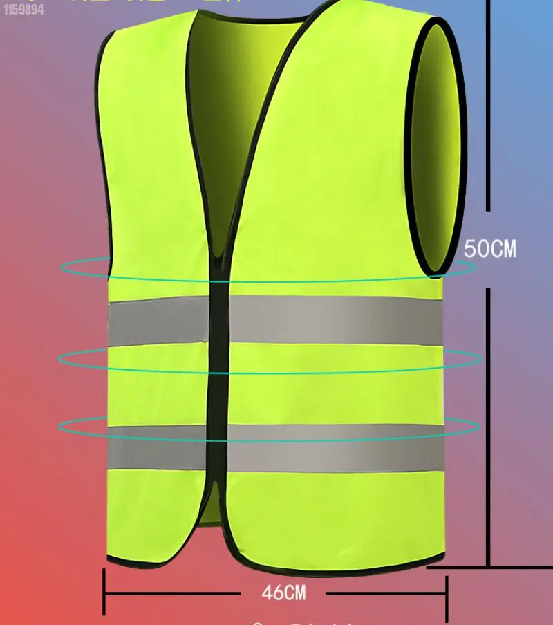 Veiligheidsvest voor kinderen Reflecterende kleding Beschermend vest voor kinderen Hoge zichtbaarheid Geel fluorescerend veiligheidsvest voor school buiten