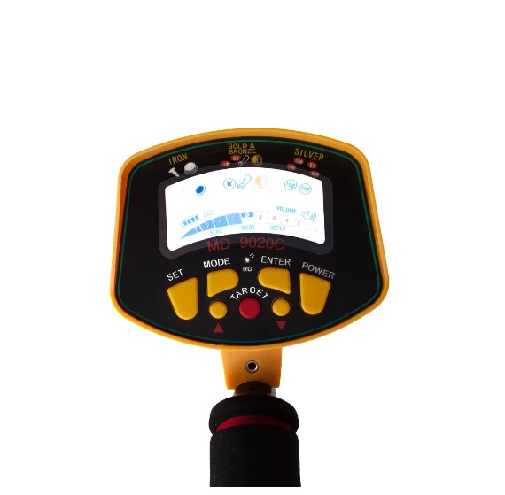 Imagem -03 - Detector de Metais Subterrâneo Profissional Alta Sensibilidade Retroiluminação da Exposição do Lcd Md6250 Md9020c