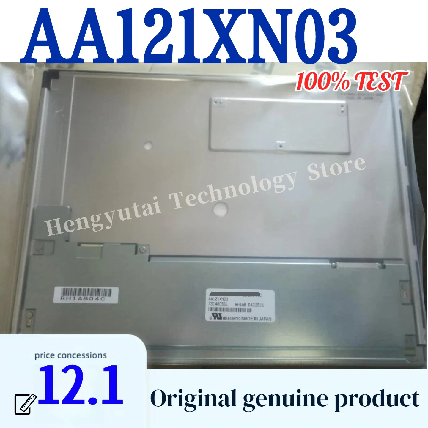 Original 12.1-inch AA121XN03 industrial medical LCD screen 1024*768; 100% test; fast shipping.