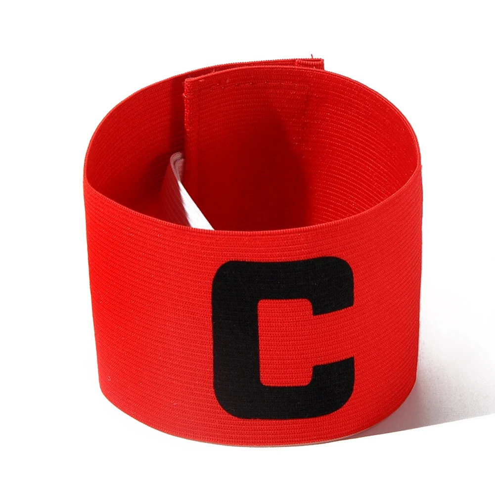 Bright Color Football Armband Adjustable Magic Tape Captain Armband Leader Match Football Armband Football Sports Accessories