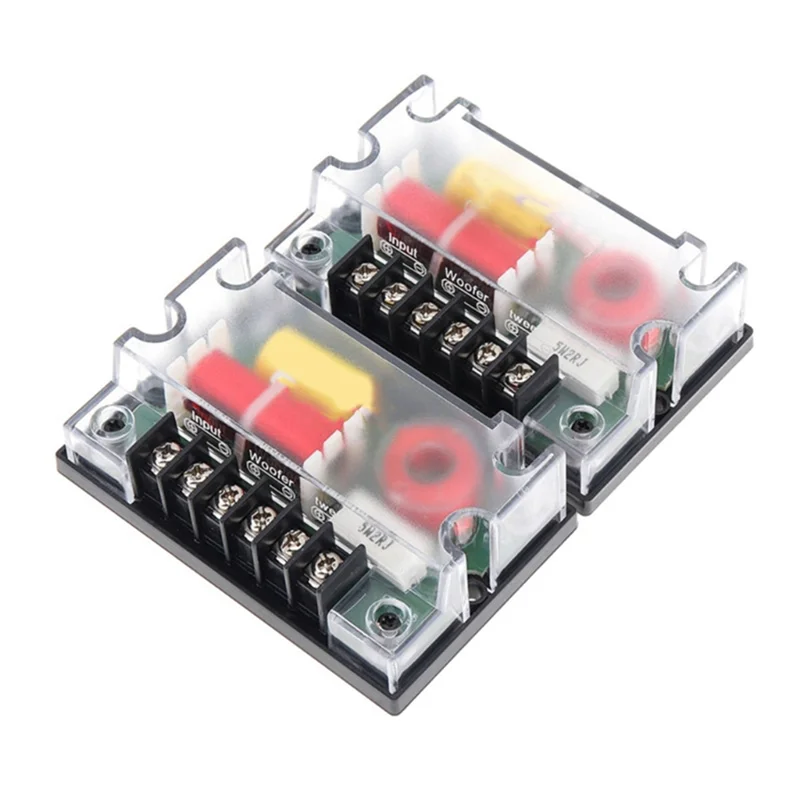 Динамик ABNR 200 Вт, 2-полосный аудиоразделитель частоты, кроссоверные фильтры для громкоговорителей, кроссоверный фильтр 200 Вт