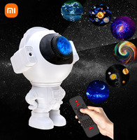 Xiaomi Astronaut Night Light Star Galaxies Projector RGB Lamp With Bluetooth Sound For Children Room Bedroom Atmosphere Decor