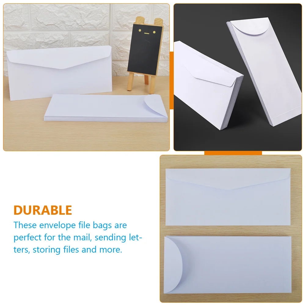20Pcs Thick Paper Envelopes Reusable Compostable Multi-Purpose Business Letter Invitation Cards Envelopes Cheque Envelope