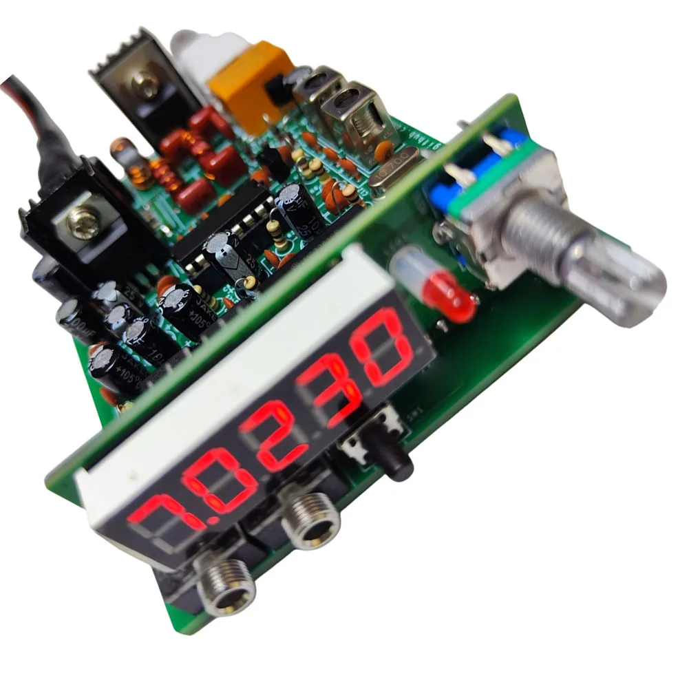

Коротковолновый PLL-трансивер POPLAR DIY Kit с микроконтроллером STC8H1K17 и схемой передачи класса E, мощность 5 Вт