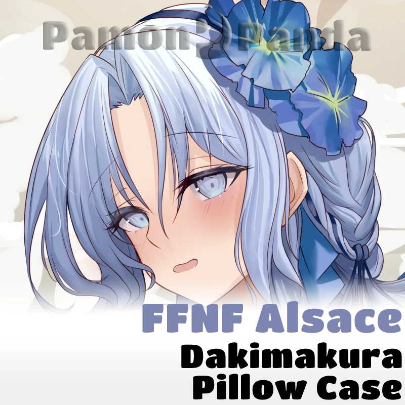 FFNF Alsace Dakimakura Azur Lane Game Pillow Case Hugging Sexy Cushion Cover Full Body Pillowcase Home Bedding Decor Otaku Gift