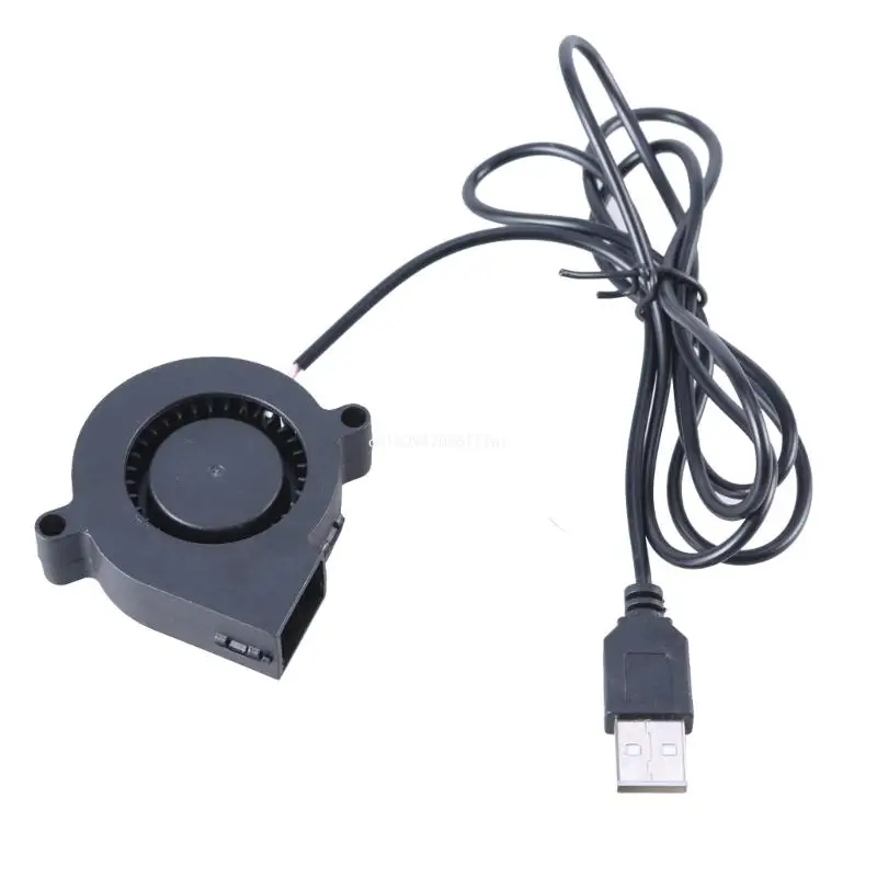 USB DC5V Blower Fan 5015 Cooling Fan for Enhanced Computer Cooling Efficiency Dropship