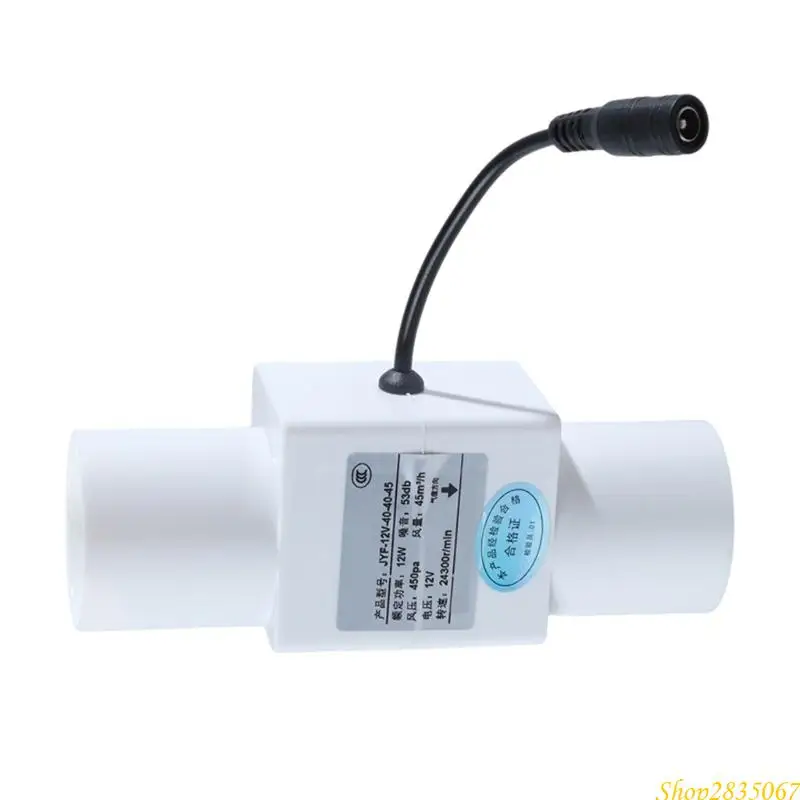 

Duct Ventilation Fan Low Noise 12V For House, Quick Air Exchange in Small Spaces 831F