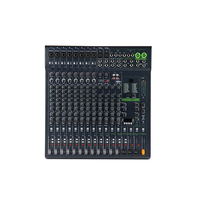 

16 Channel Professional Digital Interface Mixer Audio Sound Board Mixing Console Built-in 99DSP Effect Usb Audio Mixer