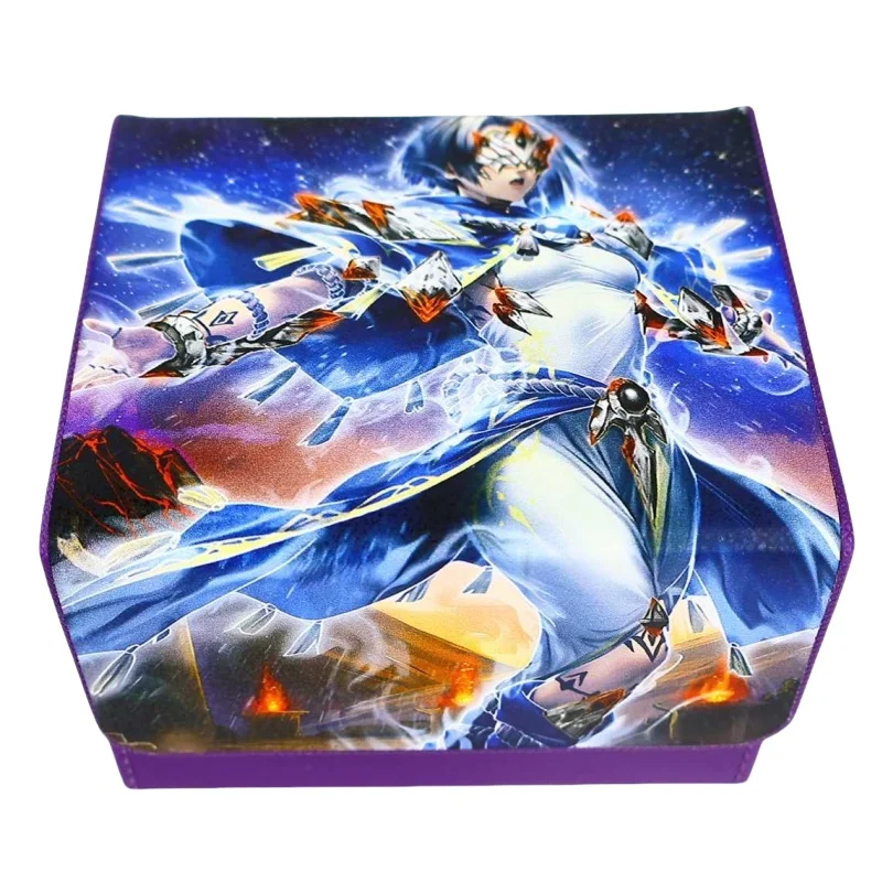 Priestess of the Ashened City Card Case Yu-Gi-Oh! Eternity Diy Leather Action Toy Figures Anime Game Collection Storage Box