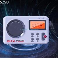 LCD Display Radio Receiver Speaker FM AM Digital Stereo Mini MP3 Music Player Portable Radio