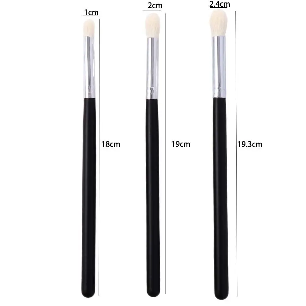 Pcs Beauty Tool Cosmetic Brush Wooden Ergonomic Handle Kabuki Brush Eyeshadow Crease Brush Tapered Blending Brush Makeup Brush