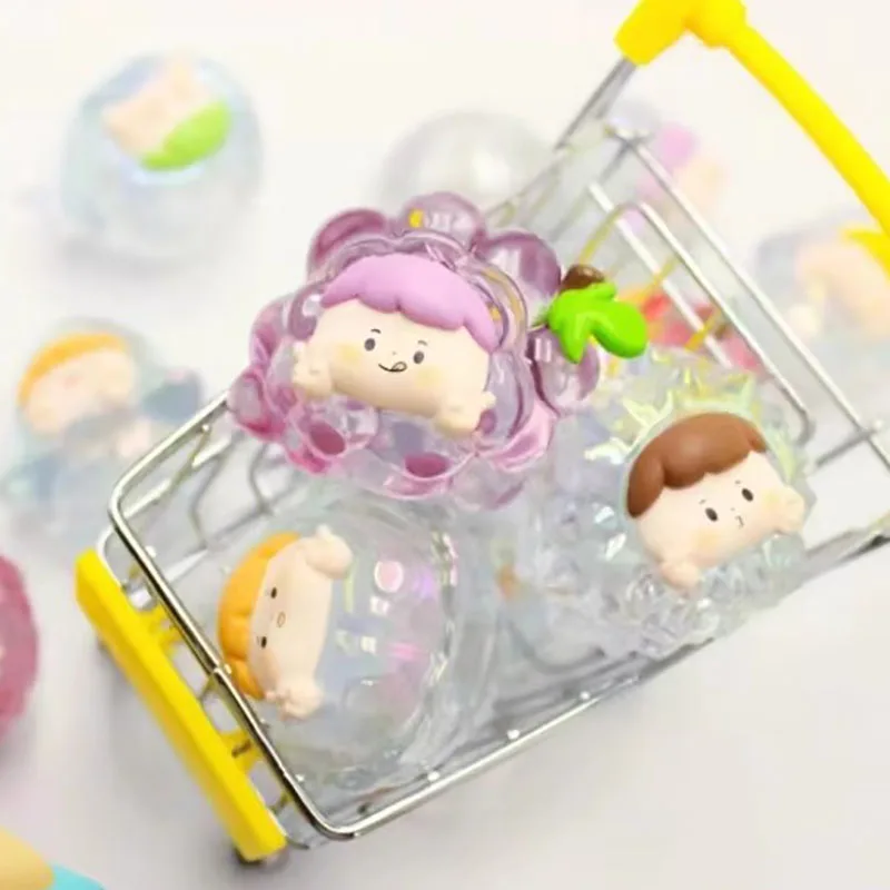 Sneaky Fruit and Vegetable Nutrition Shop Series Candy Granules Blind Box Toys Original Figure Guess Bag Doll Kawaii Model