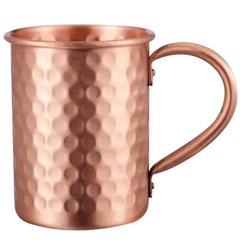 ABYN-400Ml Moscow Mules Mug Stainless Steel Handmade Long-Lasting Cocktail Cup For Home Bar Drinkware Gift