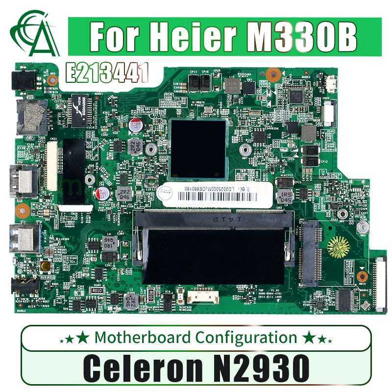 

Материнская плата E213441 для ноутбука Heier M330B LD2025000MJDE880180 SR1W3 Celeron N2930 материнская плата для ноутбука протестирована