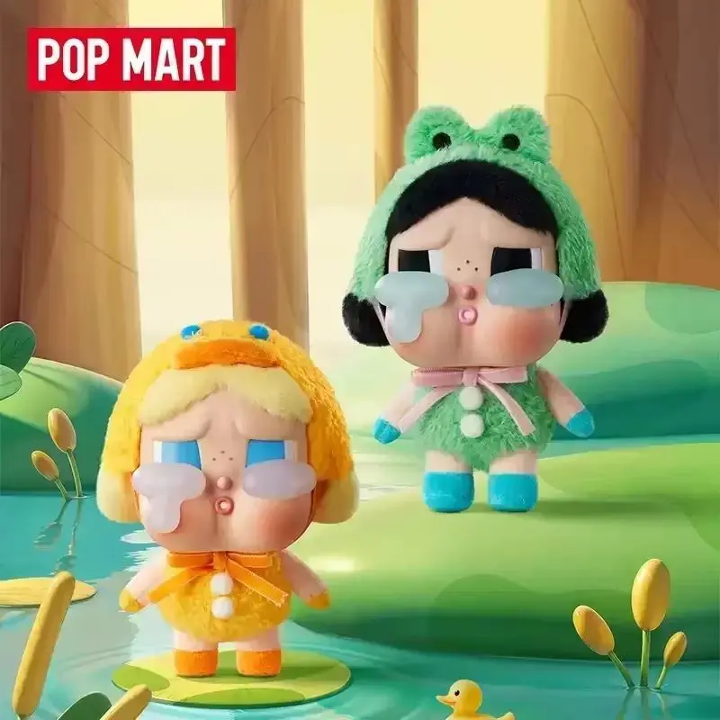 

100% Origina POP MART CRYBABY Tear Factory Series Vinyl Face Plush Blind Box Collectible Stuffed Doll Pendant Surprise Toy Gift