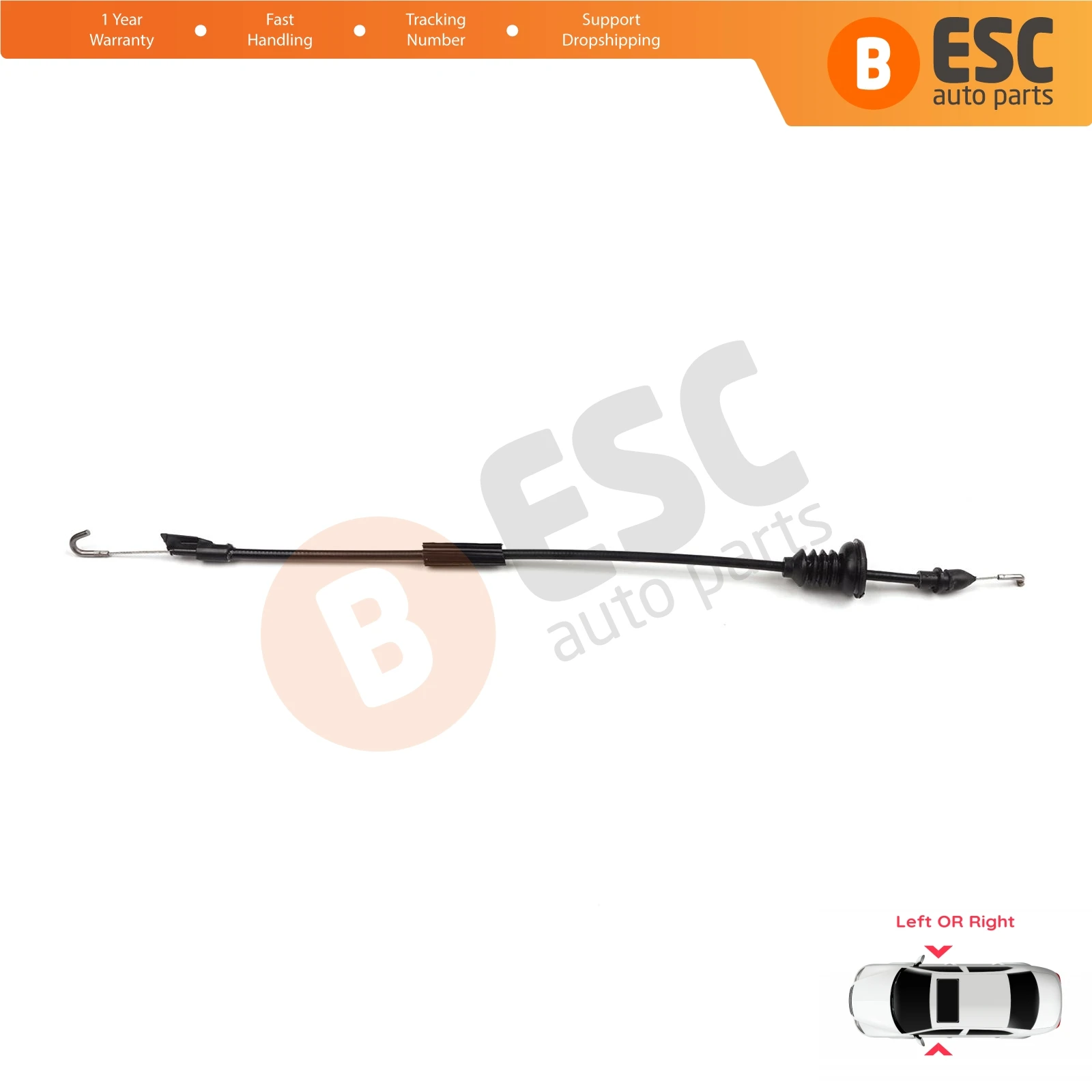 ESC Auto Parts EDP68 Inner Door Release Locking Latch Bowden Cable Front 5P08370858 for Seat Cordoba Toledo MK2 Ship From Turkey