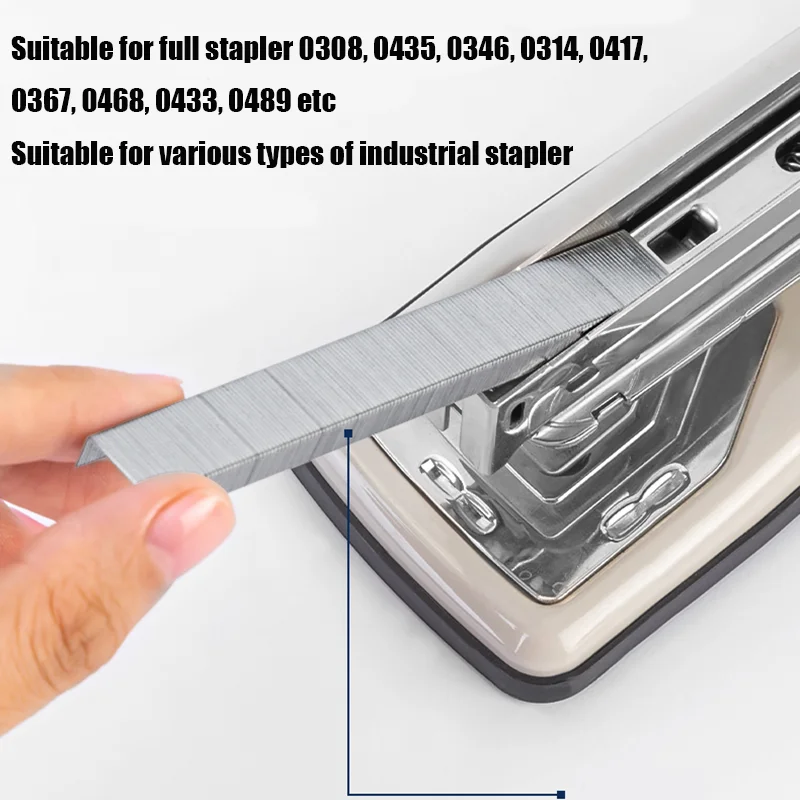 1Boxes DELI 0012L Office Industry Staples 24/6 Staple Can Be Used For 25 Pages 4800Pcs/Box