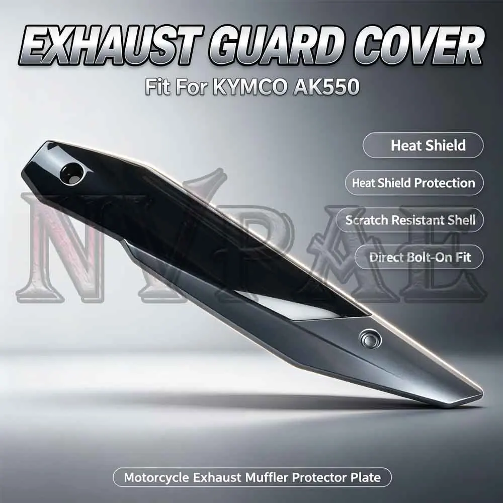 For KYMCO AK550 AK 550 Exhaust Muffler Heat Shield Cover Anti-scald Exhaust Guard Protector Shell