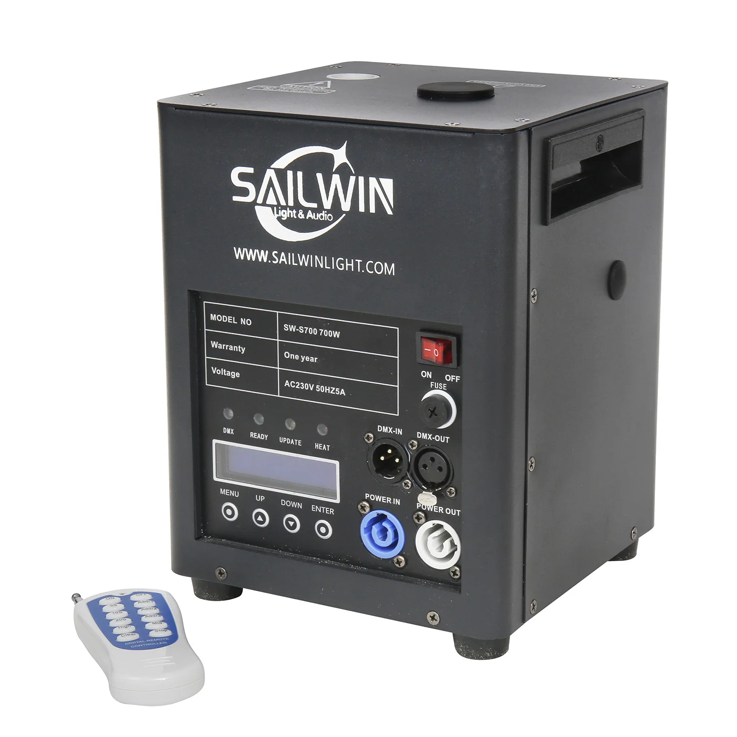 EU STOCK Sailwin Stage Light 700W DMX512 Cold Spark Machine Fireworks Fountain Special Effects 1-5M Height Auto Powder Clean