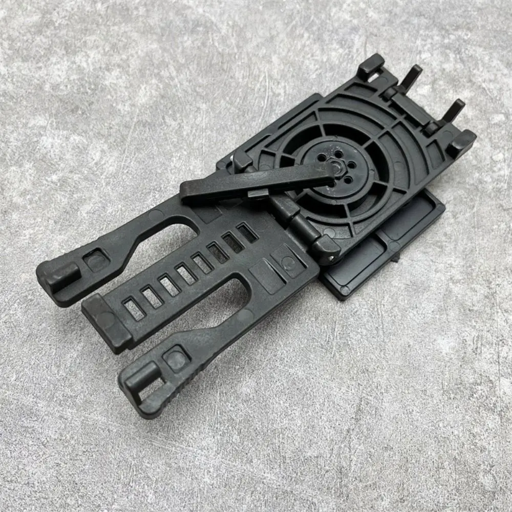 8-gear Large Belt Clip Mouting Screw 360 Degree Rotation Plastic Quick Clip Buckle Lightweight DIY Sheath Quick Clips Belt