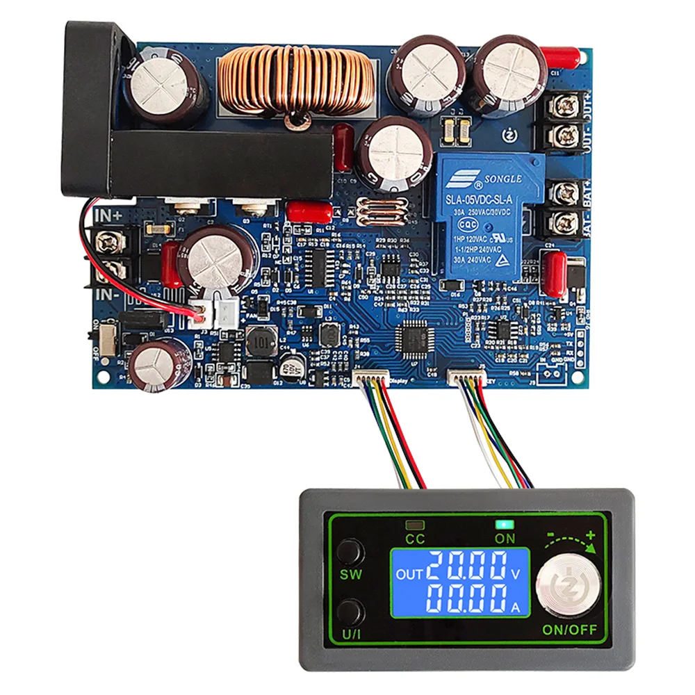 DC 0-100 V 20A 1000 W LED Digitale DC Step-Down Voltmeter Buck Constante Spanning Stroom MPPT Zonne-energie Batterij Voeding