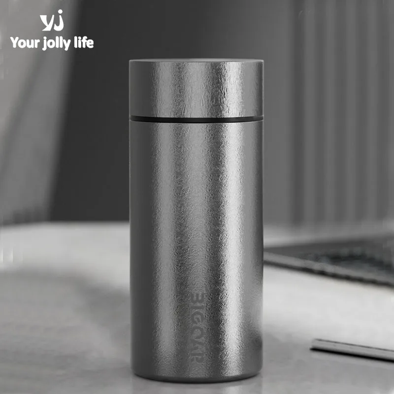 

200ml Mini Thermos Cup,Double Layer Pure Titanium Portable Pocket Vacuum Flasks,Antibacterial Drinkware,Children's Water Bottle