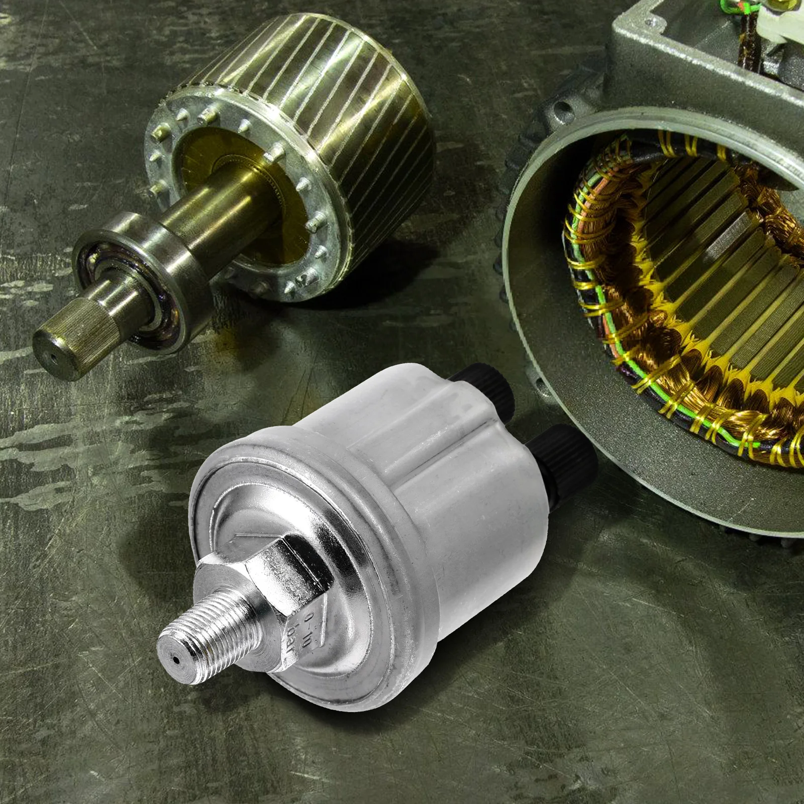 

Pressure Sending Unit 1/8 Npt Engine Oil Pressure Sensor Car Oil Sender Durable Metal Automotive Generator Sets