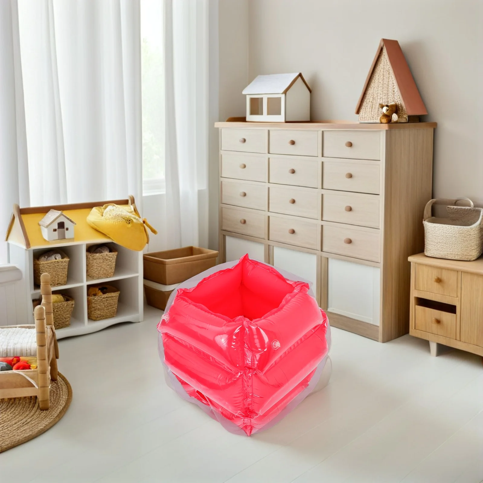 Palla paraurti Giocattolo gonfiabile Gioca a giochi divertenti Prop PVC Collegamento ad aria compressa Bambino Bambini