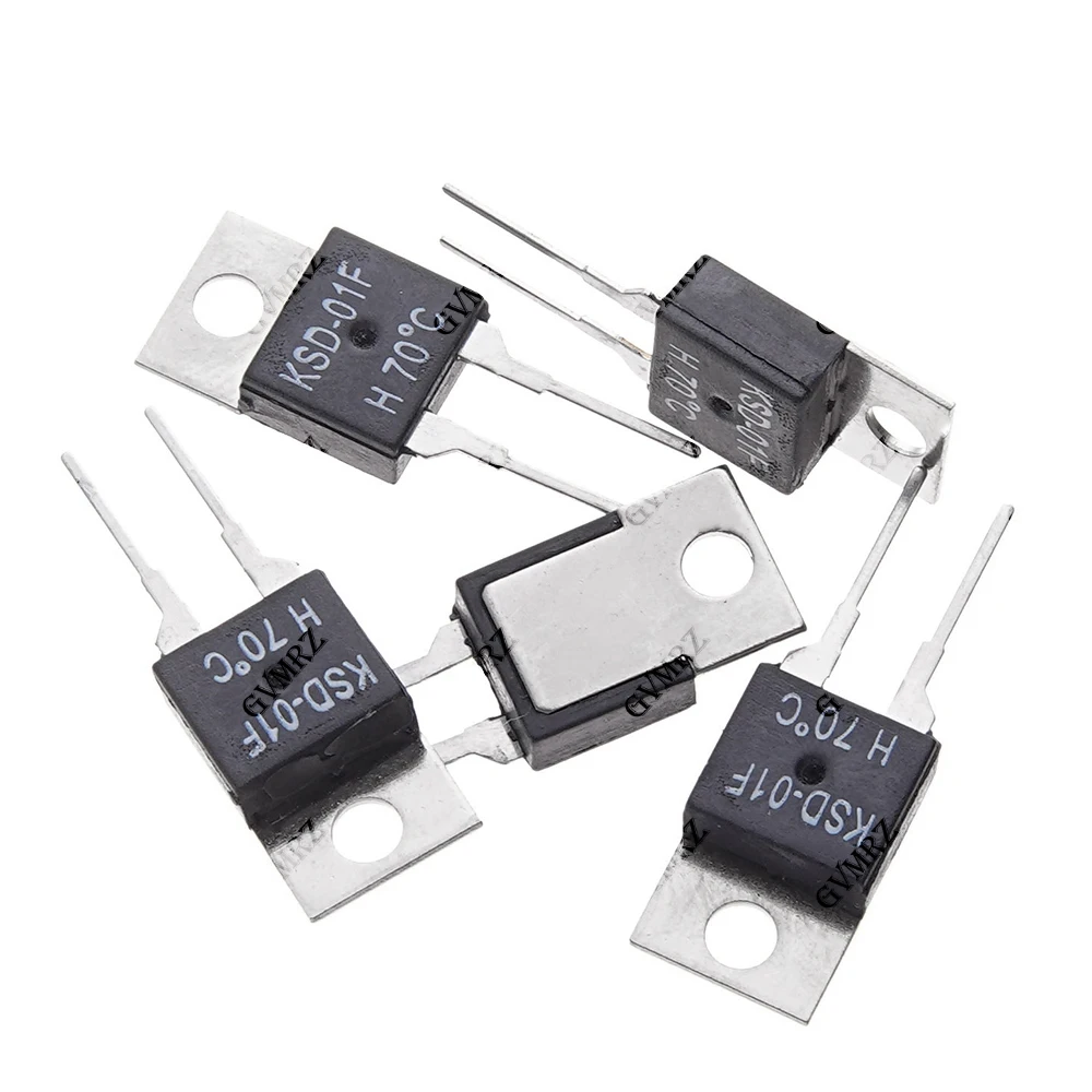 KSD-01F JUC-31F 40 80 DegC NC Normally Closed NO Normally Open 1.5A Thermal Switch Temperature Sensor Thermostat 90 100 50 60 70