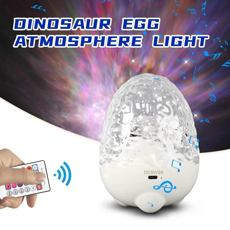 السماء المرصعة بالنجوم العارض ضوء الليل مع سمّاعات بلوتوث USB مصباح سديم قابل لإعادة الشحن لغرفة زينة الحفلات هدايا عيد الميلاد