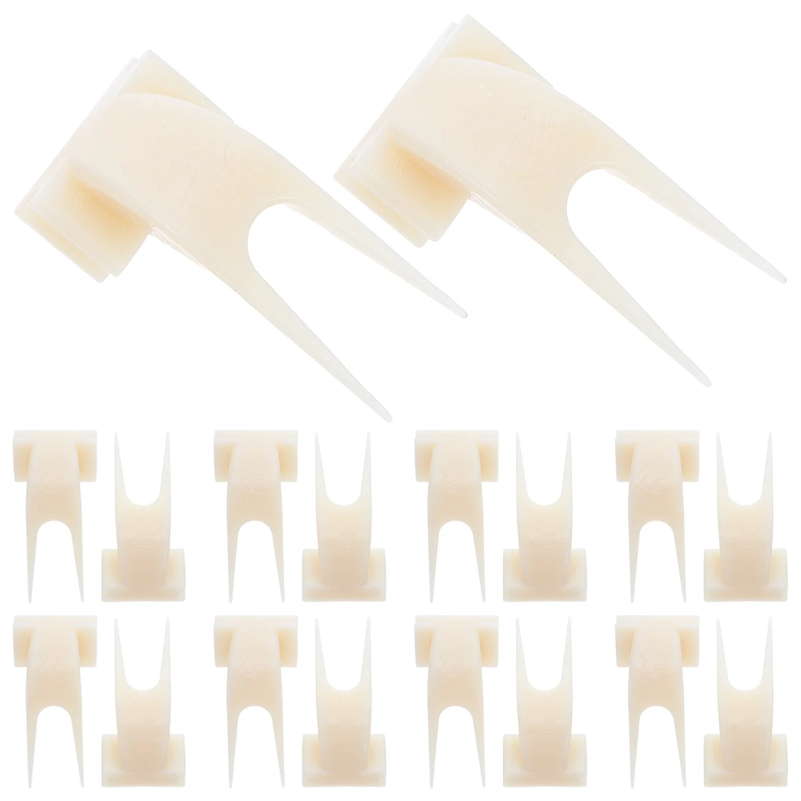 50 قطعة قفص الطيور شوكة الفاكهة متعددة الحجم سيخ الفاكهة للببغاوات البلاستيك القوي حامل طعام الطيور لأنشطة التثبيت اليومية